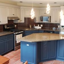 Bold and Beautiful Kitchen Cabinet Spray Project in Winnipeg, Manitoba 9